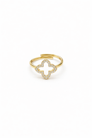 Anel Ondulado Minimalista Banhado a Ouro 18K