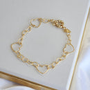 Brinco Disco Texturizado Banhado a Ouro 18K