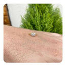 Piercing Fake Coração Cravejado Banhado a Ouro 18K