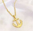 Colar Masculino Âncora Banhado a Ouro 18K