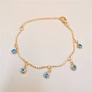 Pulseira Olho Grego Banhada a Ouro 18K