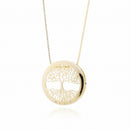Colar Árvore da Vida Banhado a Ouro 18K