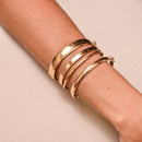 Bracelete Quatro Fechos Banhado a Ouro 18K